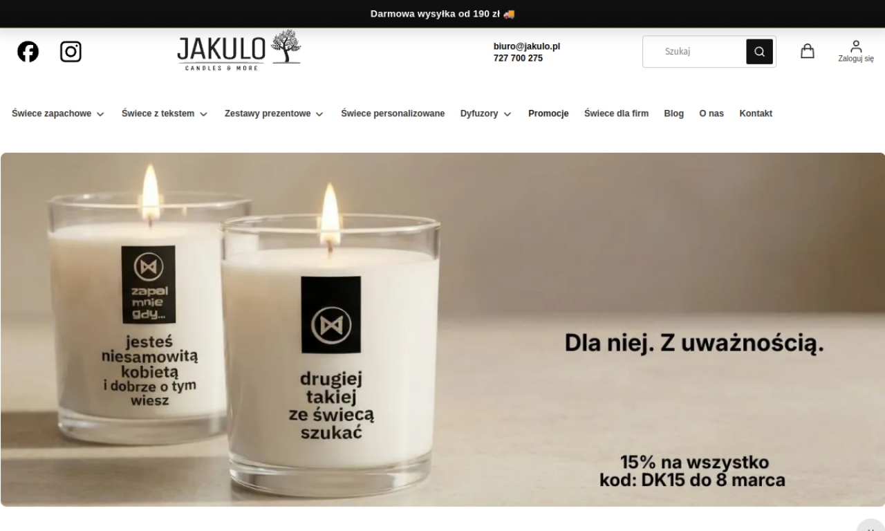 Szablon LMW na żywo: jakulo.pl